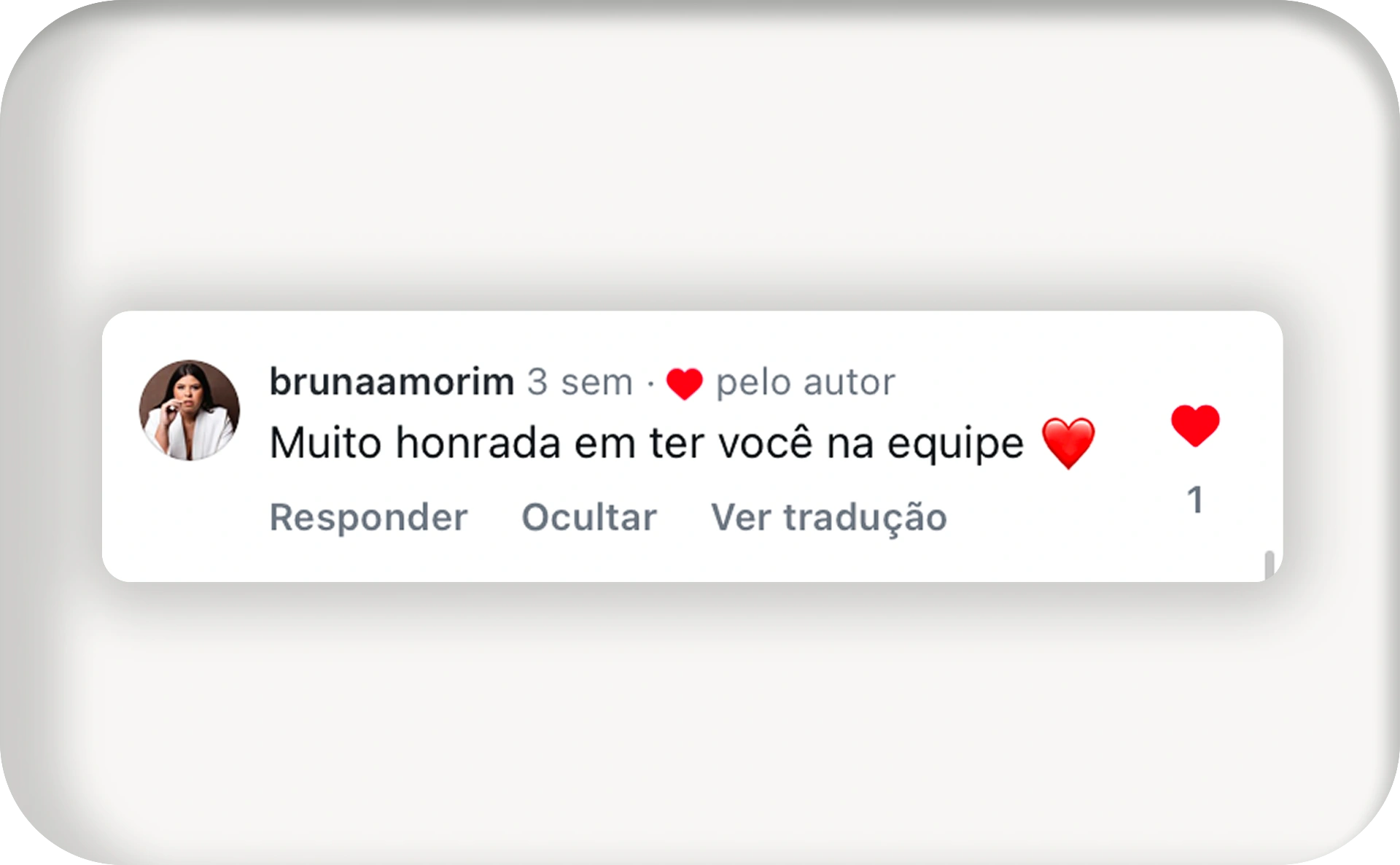 Feedback — Bruna